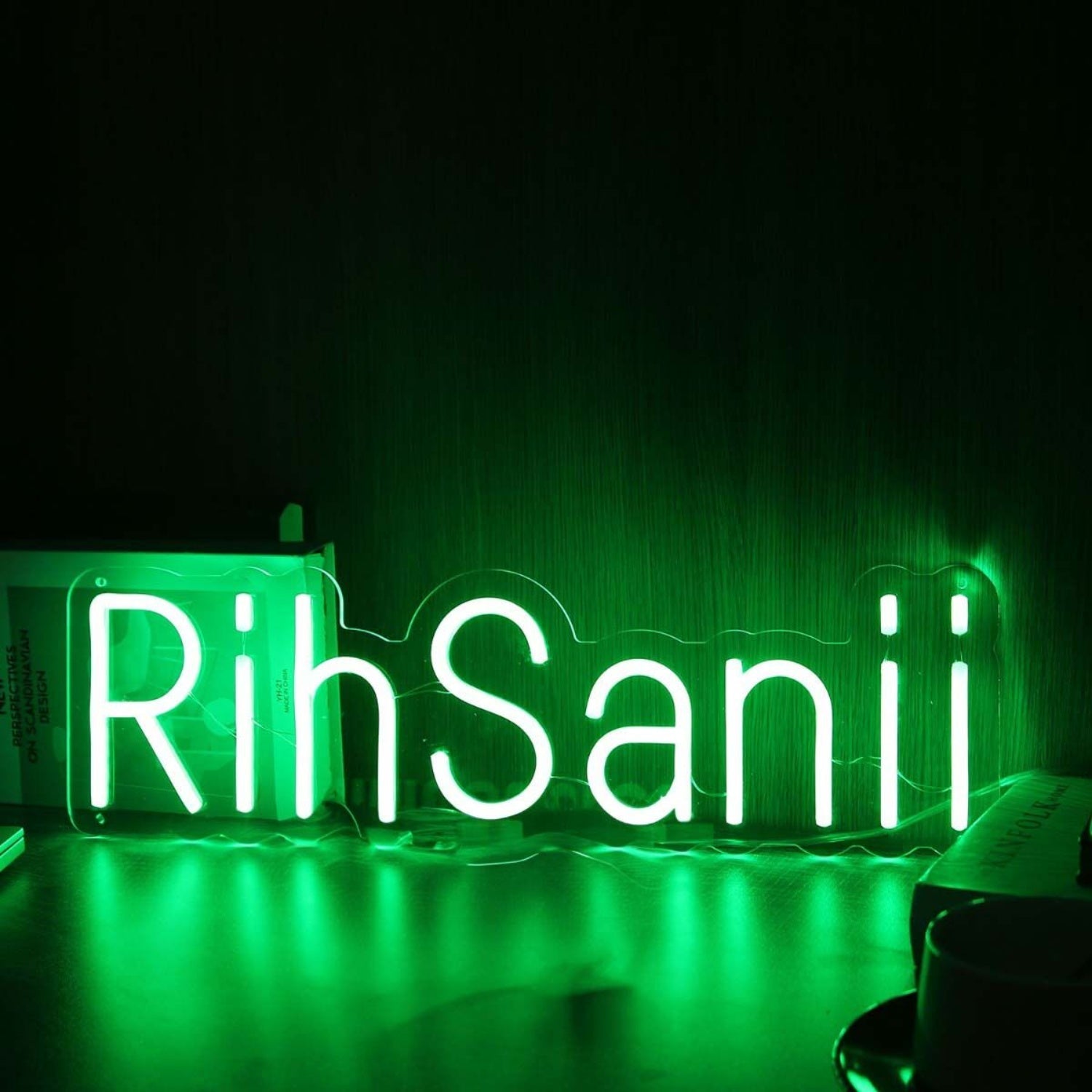 Rihsanii Green Led Neon Sign - Shineneon