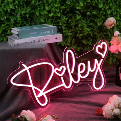 Riley Red Led Neon Sign - Shineneon