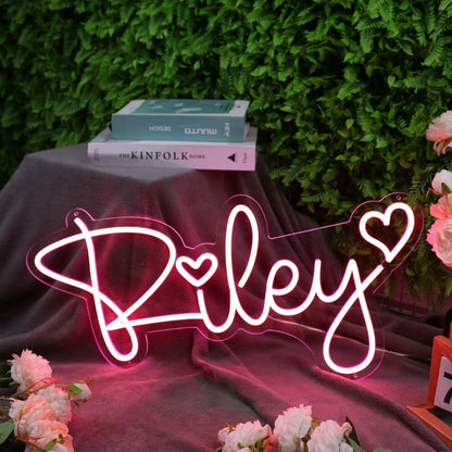Riley Red Led Neon Sign - Shineneon