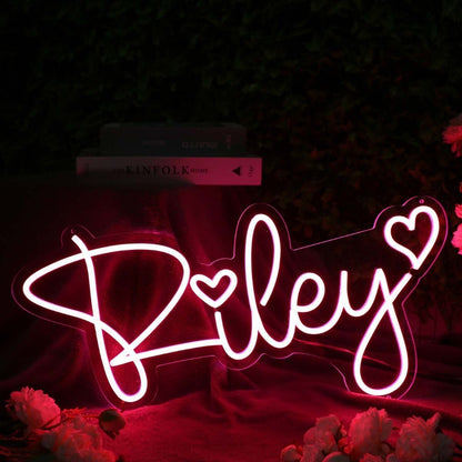 Riley Red Led Neon Sign - Shineneon