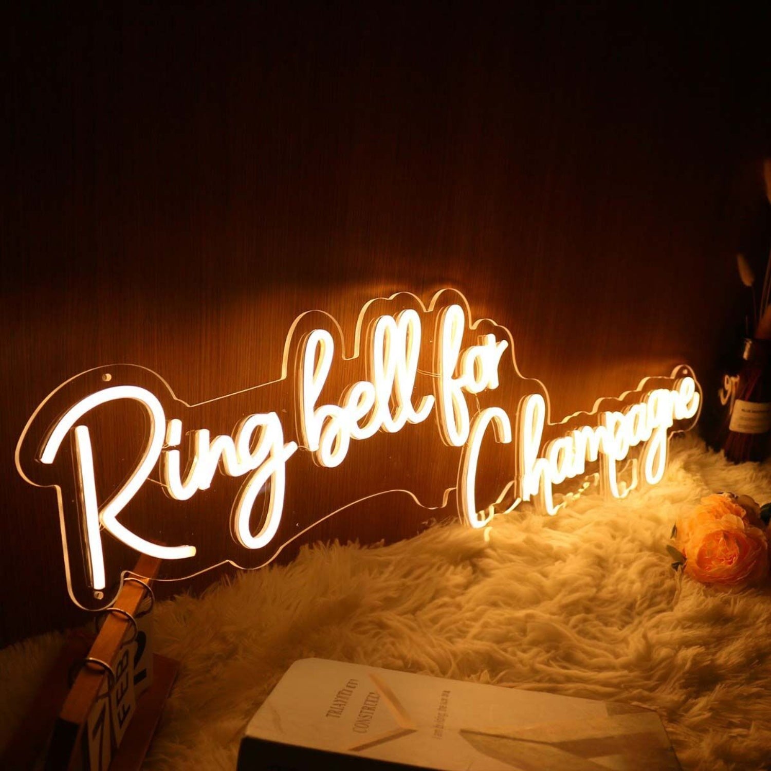 Ring Bell Fchampagne Yellow Led Neon Sign | Shineneon