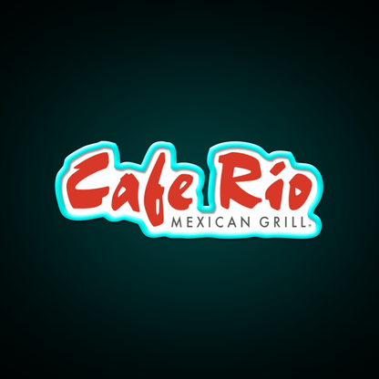 Rio Cafe Fast Food Led Neon Sign For Burger Place Rgb Color