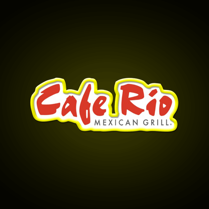 Rio Cafe Fast Food Led Neon Sign For Burger Place Rgb Color - Shineneon