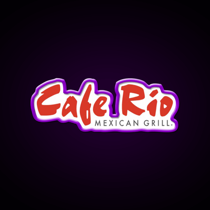 Rio Cafe Fast Food Led Neon Sign For Burger Place Rgb Color - Shineneon