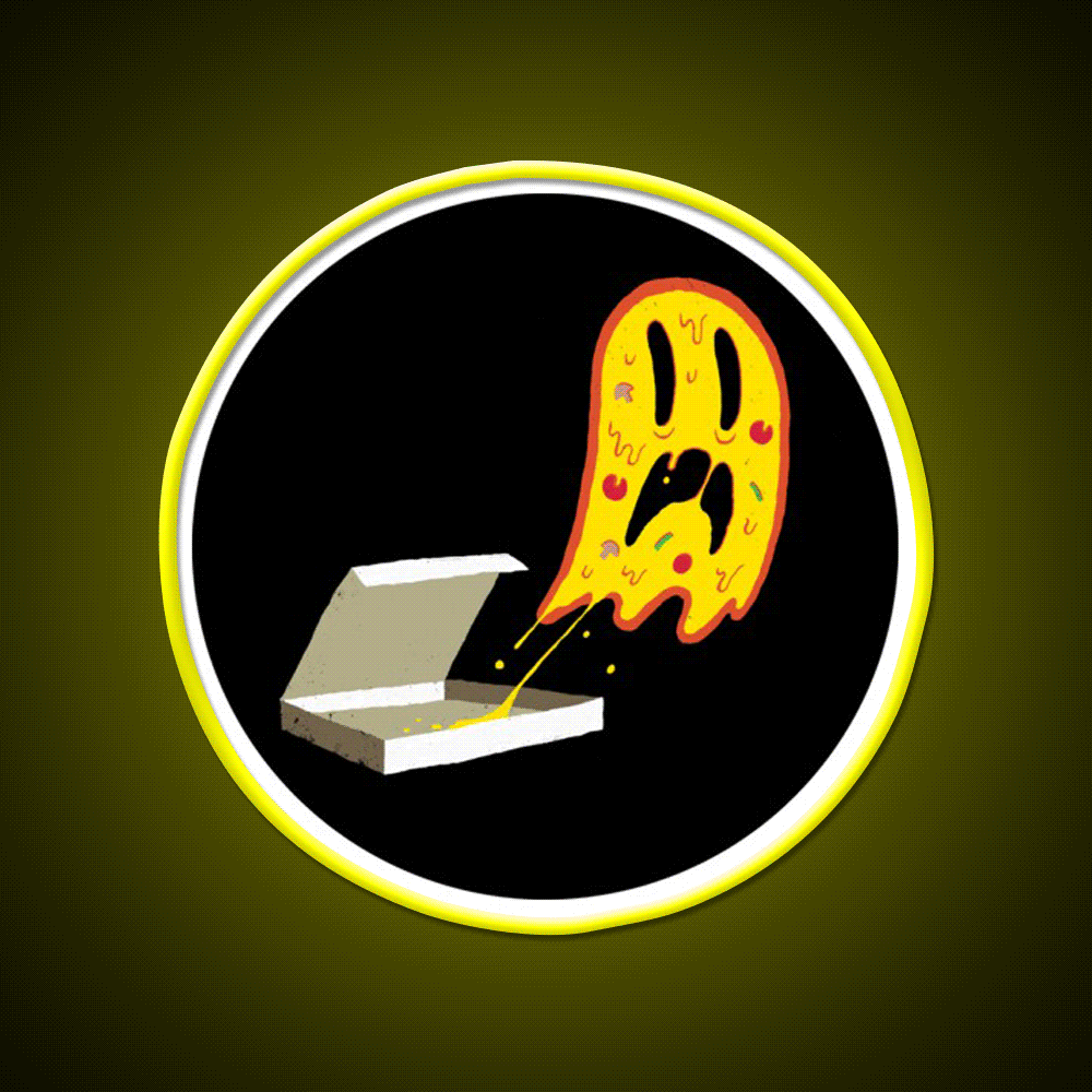 Ripizza Fast Food Led Neon Sign For Burger Place Rgb Color