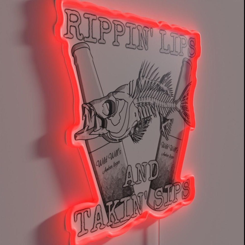 Rippin Lips Rgb Led Neon Sign - Shineneon