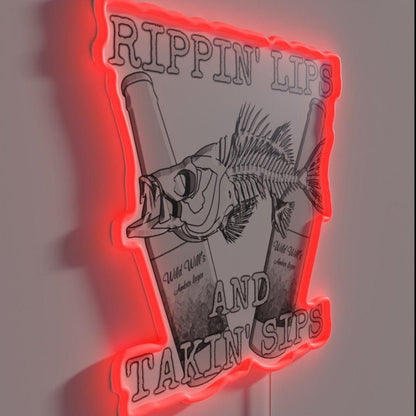 Rippin Lips Rgb Led Neon Sign - Shineneon
