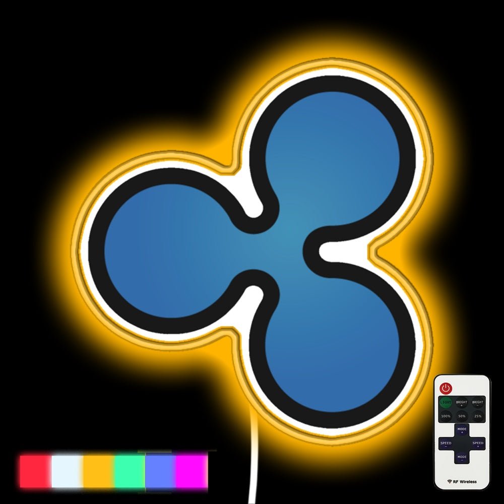 Ripple Xrp Coin Led Neon Sign - Shineneon