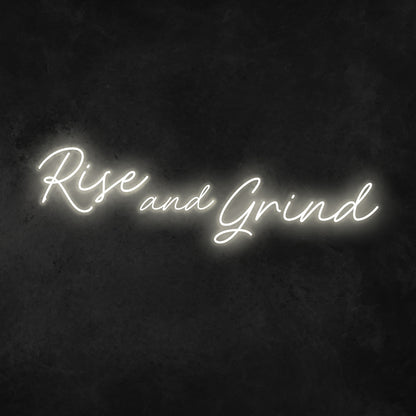 Rise And Grind Led Neon Sign | Shineneon