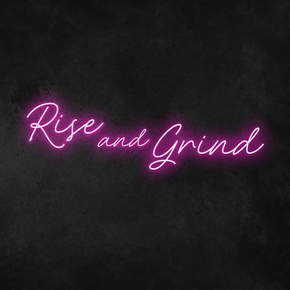 Rise And Grind Led Neon Sign | Shineneon