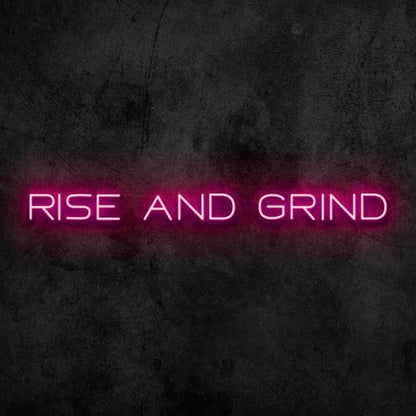 Rise And Grind V1 Led Neon Sign | Shineneon