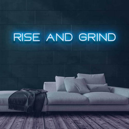 Rise And Grind V1 Led Neon Sign | Shineneon