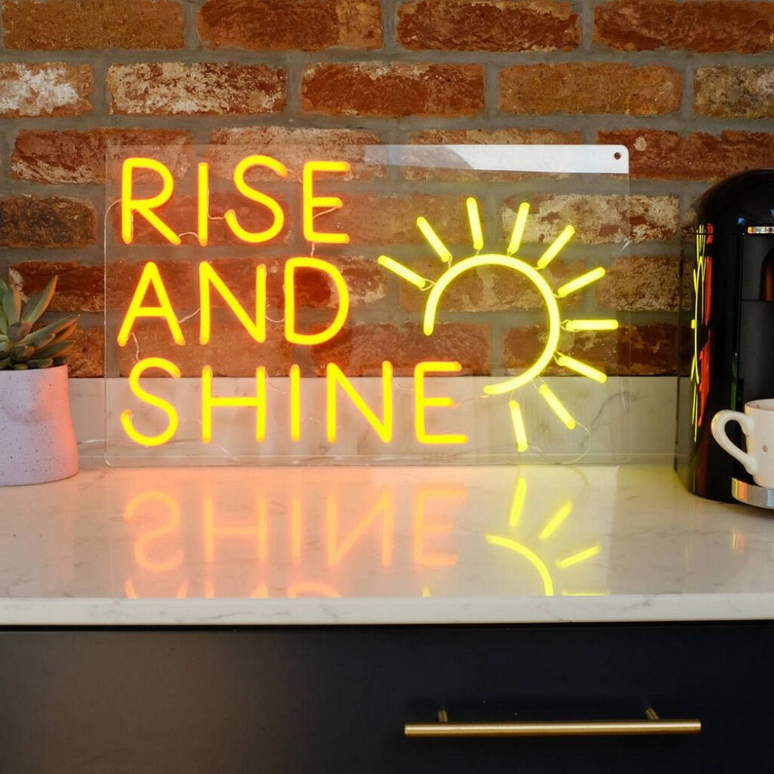 Rise And Shine Led Sign Business Neon Signs - Shineneon