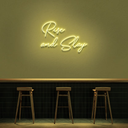 Rise And Slay Led Neon Sign | Shineneon