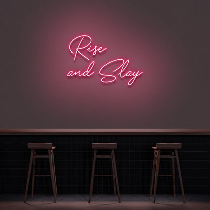 Rise And Slay Led Neon Sign | Shineneon