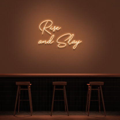 Rise And Slay Led Neon Sign | Shineneon