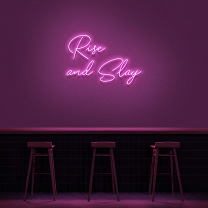 Rise And Slay Led Neon Sign | Shineneon