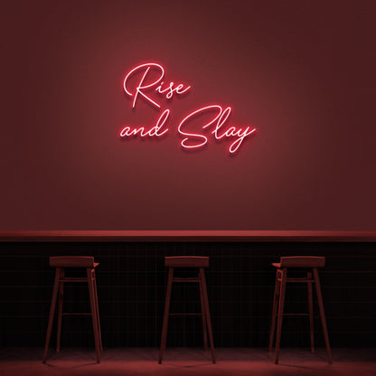 Rise And Slay Led Neon Sign | Shineneon