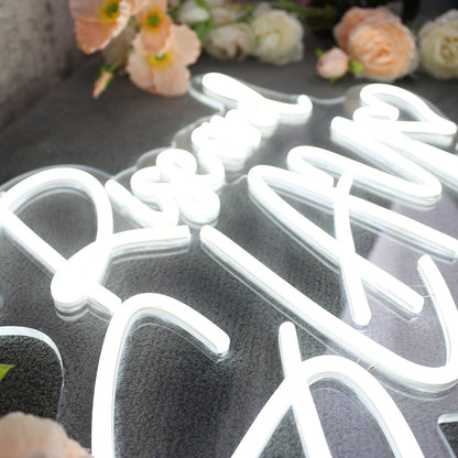 Rise And Slay White Led Neon Sign - Shineneon