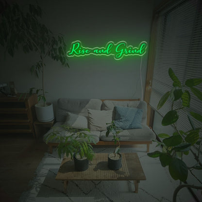 Rise Ane Grid Led Neon Sign | Shineneon