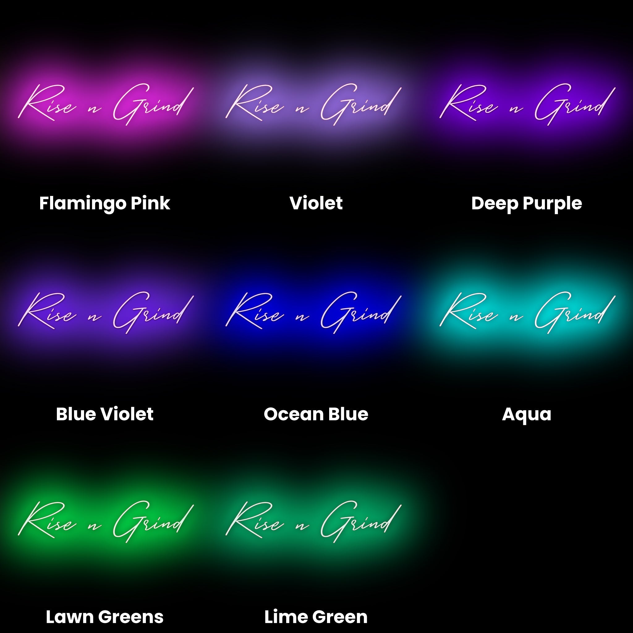 Rise N Grind Led Neon Sign | Shineneon