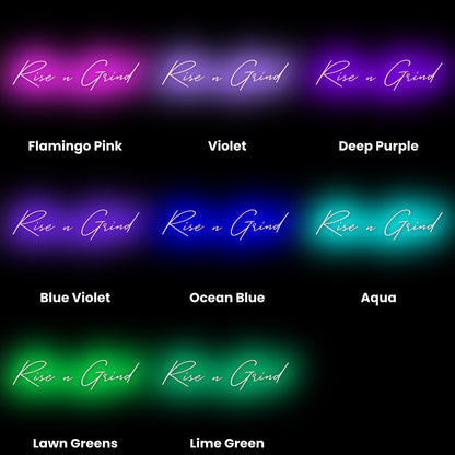 Rise N Grind Led Neon Sign | Shineneon
