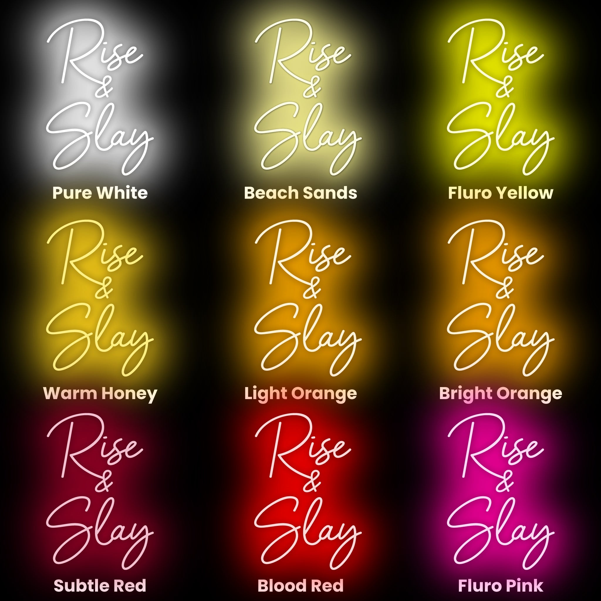 Rise N Slay Led Neon Sign | Shineneon