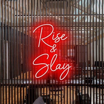 Rise N Slay Led Neon Sign | Shineneon