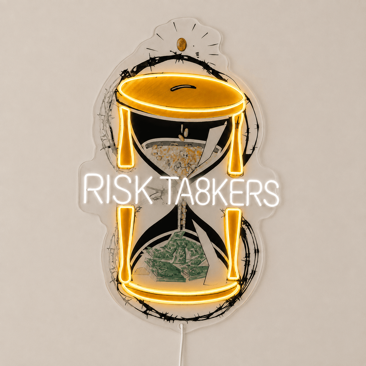 RISK TA8KERS Custom LED Neon Sign - Shineneon