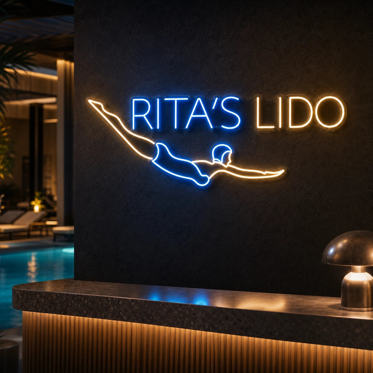Ritass Lido LED Neon Sign Garage Man Cave Neon Sign high-converting product image