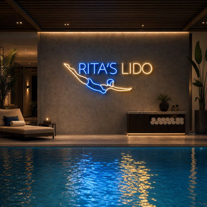 Ritass Lido LED Neon Sign Garage Man Cave Neon Sign size image