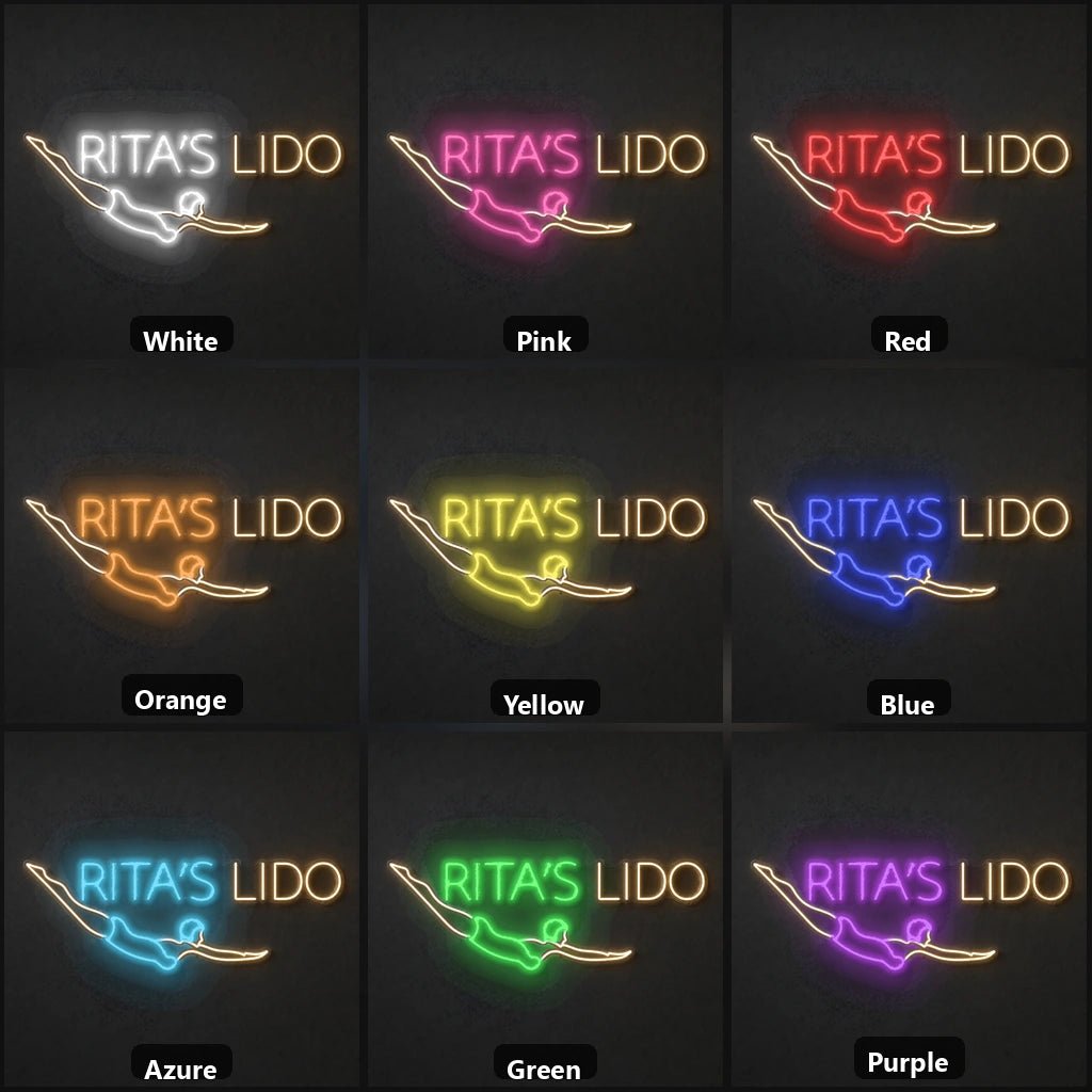 Ritass Lido LED Neon Sign Garage Man Cave Neon Sign - Shineneon