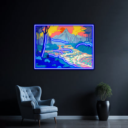 River Artwork Led Neon Signs