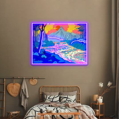 River Artwork Led Neon Signs