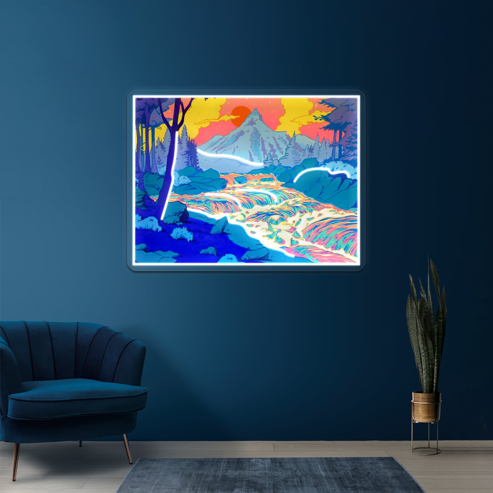 River Artwork Led Neon Signs | Shineneon