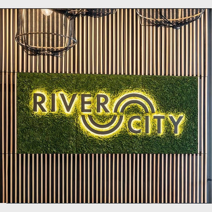 River City 3D Backlit Channel Letters Led Light Sign - Shineneon
