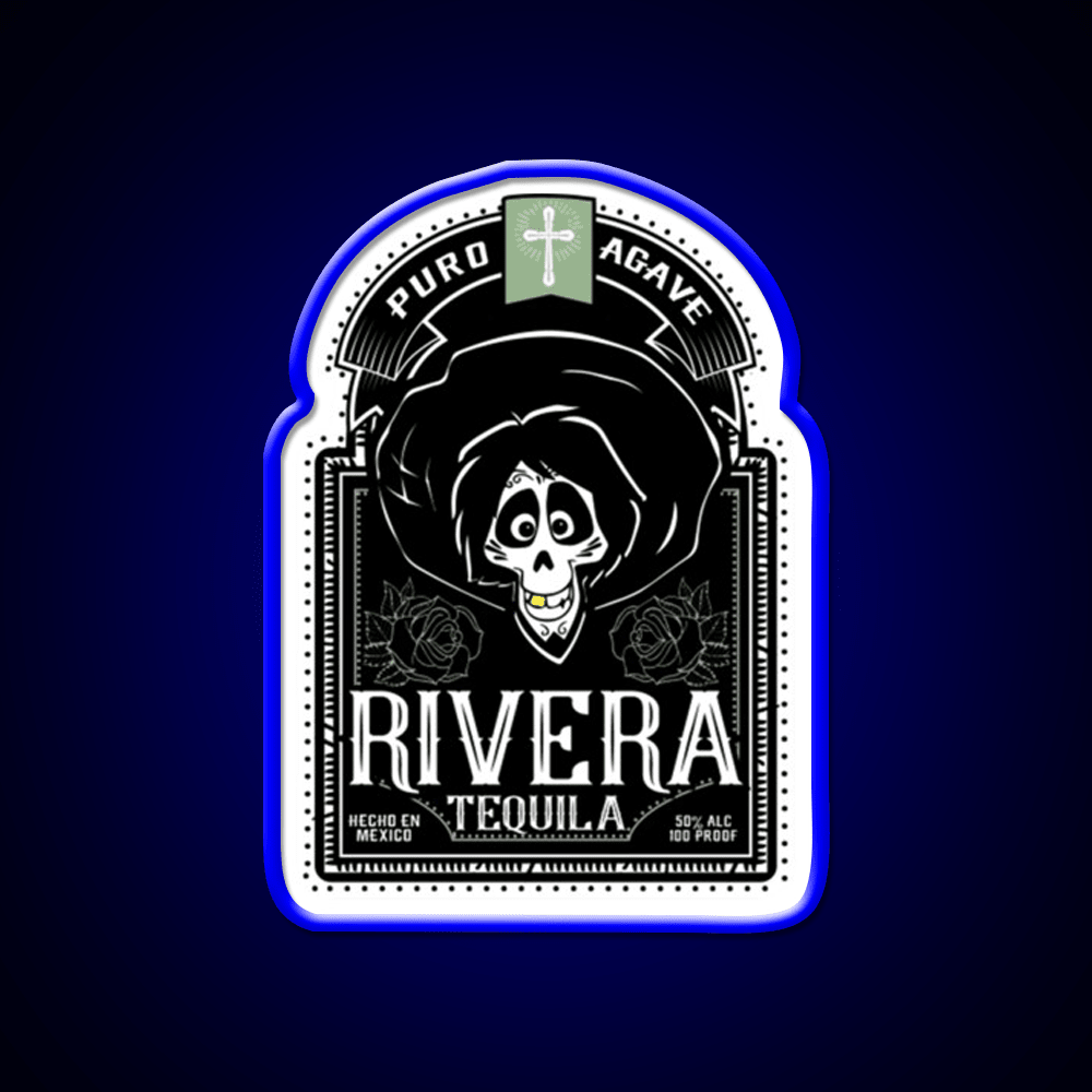 Rivera Tequila Party Drink Tequila Led Neon Sign Rgb Color - Shineneon