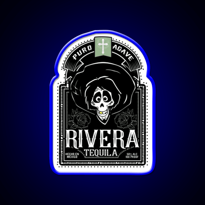 Rivera Tequila Party Drink Tequila Led Neon Sign Rgb Color - Shineneon