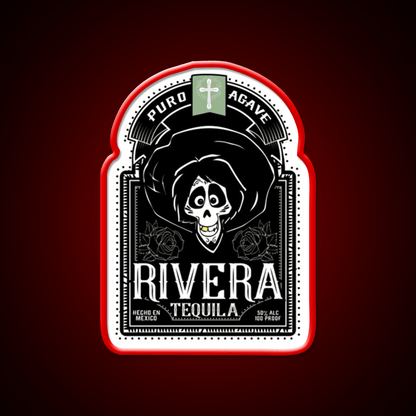 Rivera Tequila Party Drink Tequila Led Neon Sign Rgb Color - Shineneon