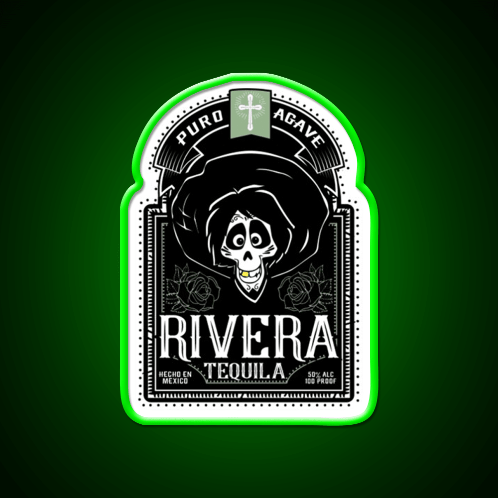 Rivera Tequila Party Drink Tequila Led Neon Sign Rgb Color - Shineneon