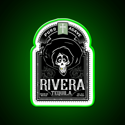 Rivera Tequila Party Drink Tequila Led Neon Sign Rgb Color - Shineneon