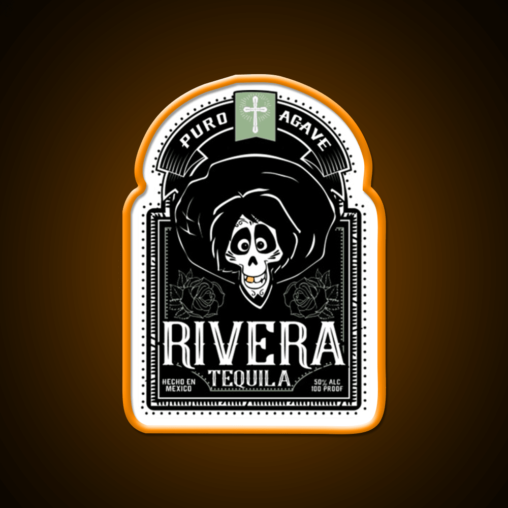 Rivera Tequila Party Drink Tequila Led Neon Sign Rgb Color - Shineneon