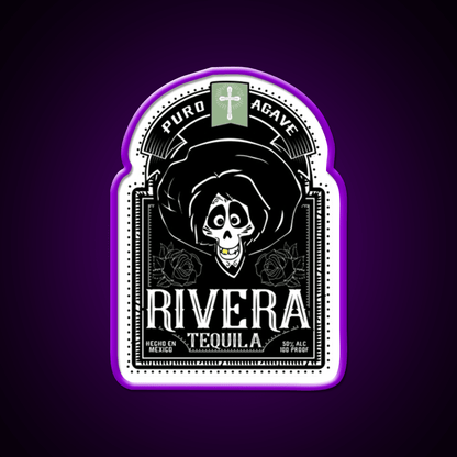 Rivera Tequila Party Drink Tequila Led Neon Sign Rgb Color - Shineneon
