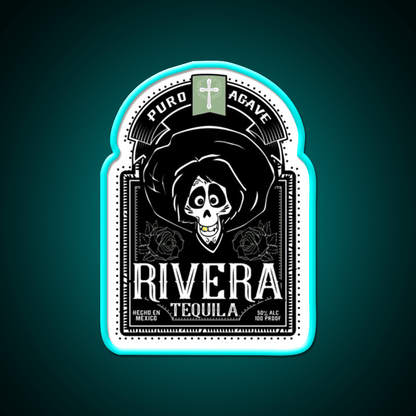Rivera Tequila Party Drink Tequila Led Neon Sign Rgb Color - Shineneon