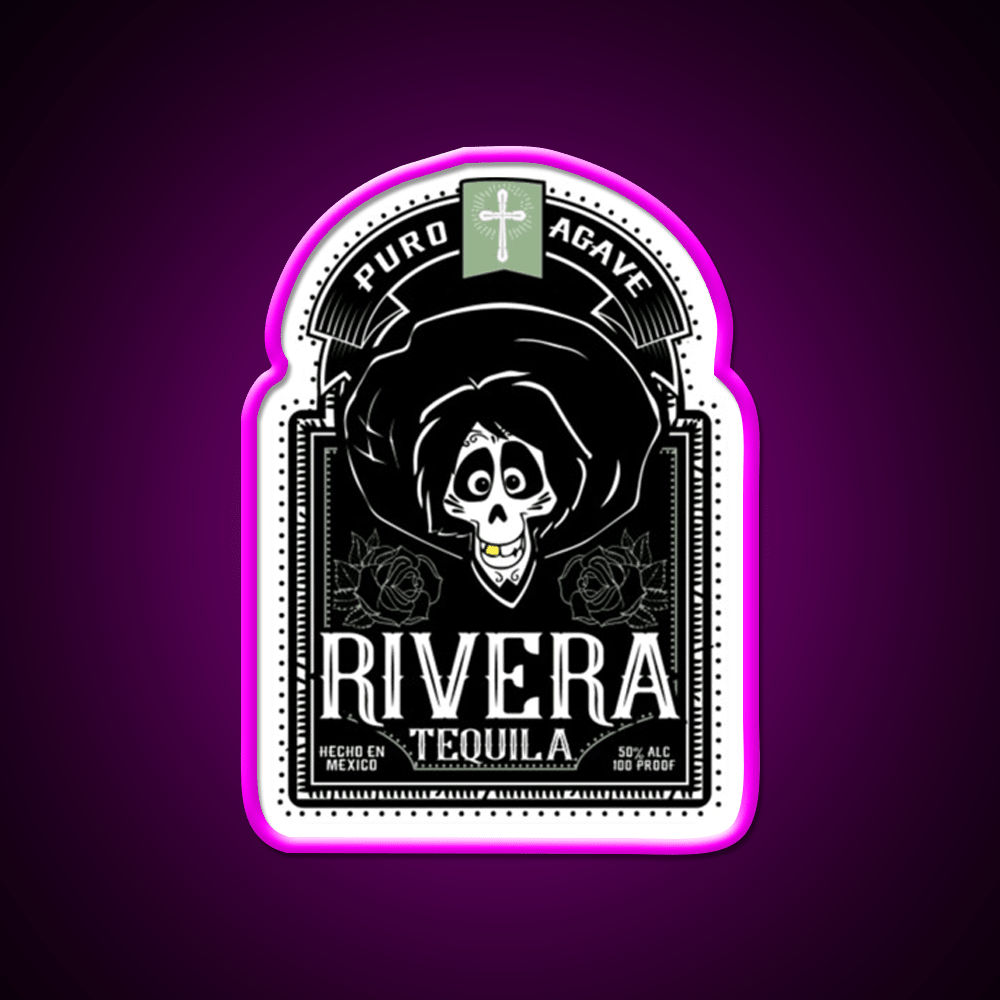 Rivera Tequila Party Drink Tequila Led Neon Sign Rgb Color - Shineneon