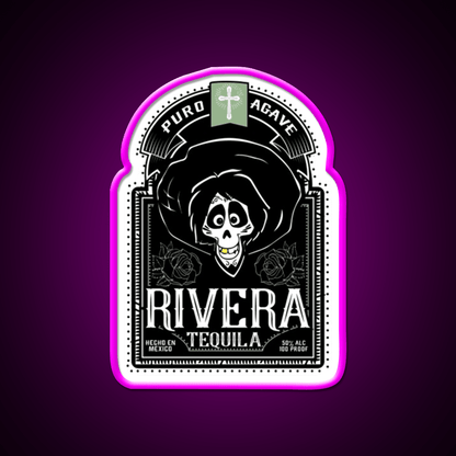 Rivera Tequila Party Drink Tequila Led Neon Sign Rgb Color - Shineneon