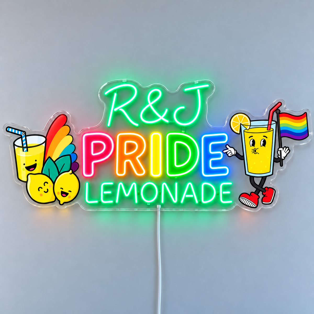 R&J PRIDE LEMONADE Custom LED Neon Sign - Shineneon