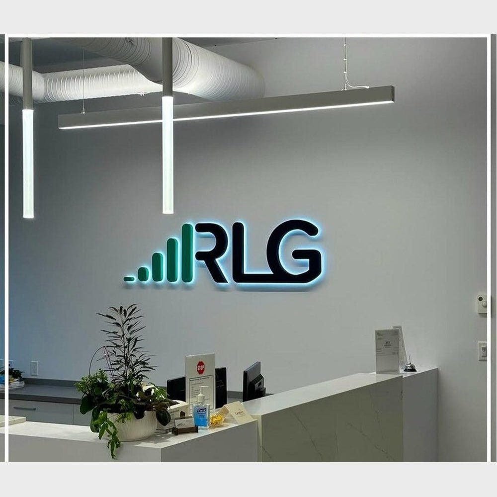 Rlg With Wifi Logo 3D Backlit Channel Letters Led Light Sign - Shineneon