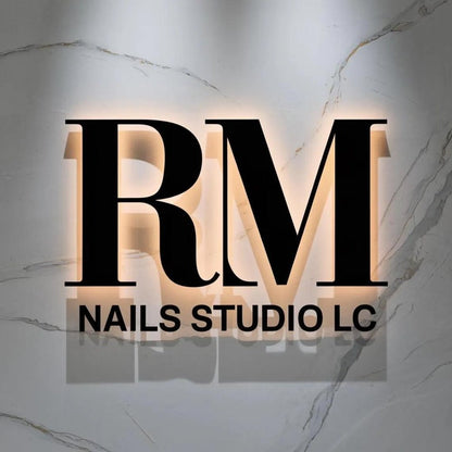 Rmnails Studio Lc 3D Backlit Letters Business Metal Led Sign - Shineneon