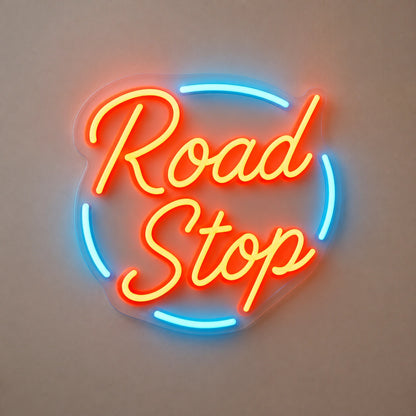 Road Stop Motel Vintage LED Neon Sign main product image